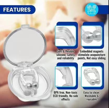 Anti Snoring Nose Clip Device for Men & Women