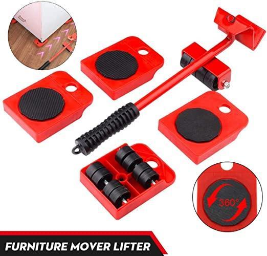 Furniture Lifter - Furniture Lifter Mover Tool Set Heavy Duty Furniture Shifting Lifting Moving Tool with Wheel Pads